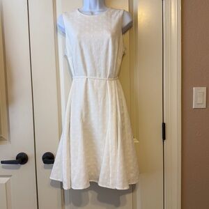 Tommy Hilfiger White Textured Mini Dress